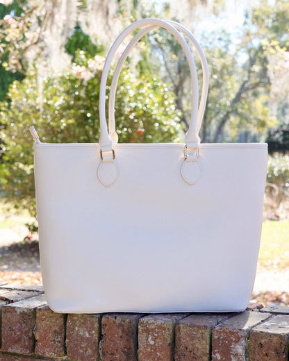 Jayden Tote - Cream - KJ Clothier