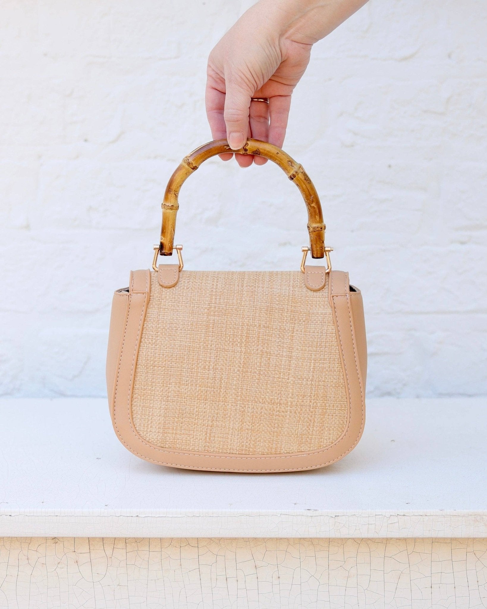 Jessica Handbag - Natural - KJ Clothier