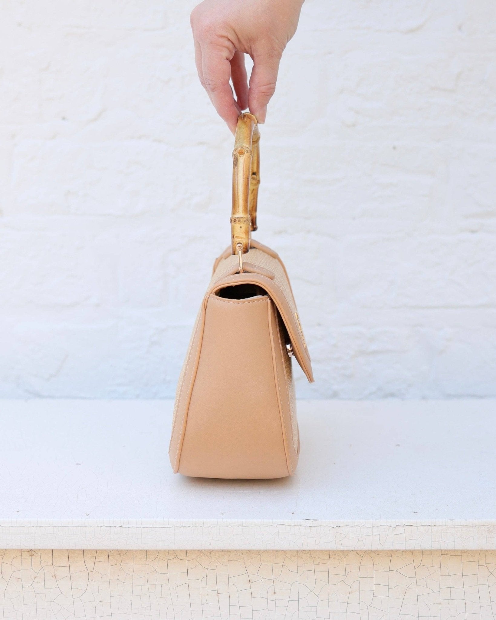 Jessica Handbag - Natural - KJ Clothier