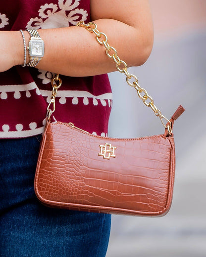 Joan Crossbody - Saddle - KJ Clothier