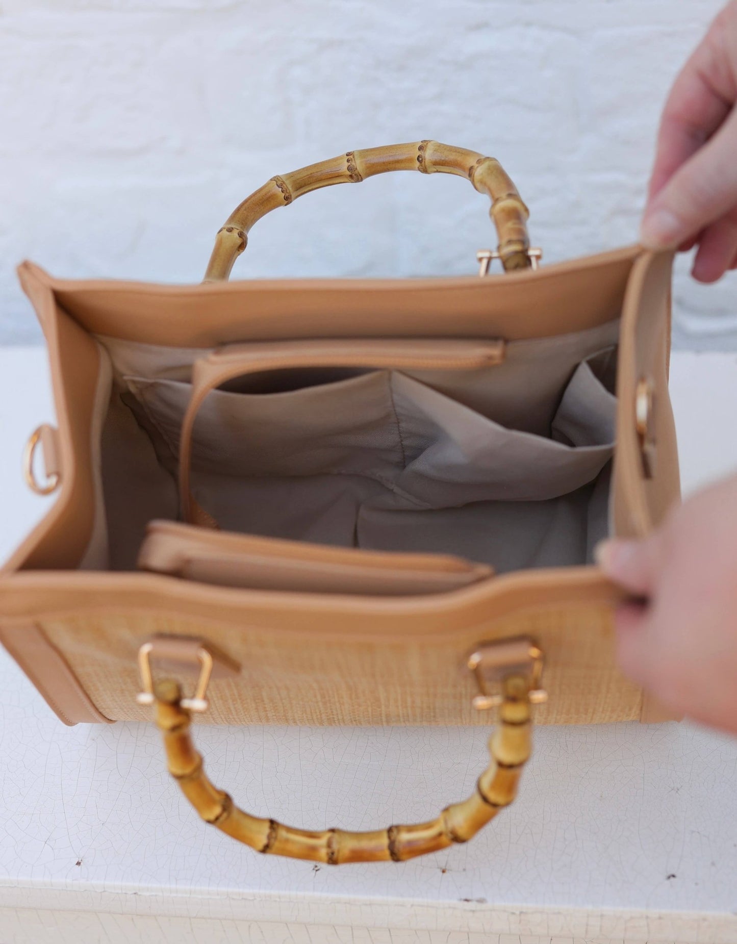 Kennedy Tote - Natural - KJ Clothier