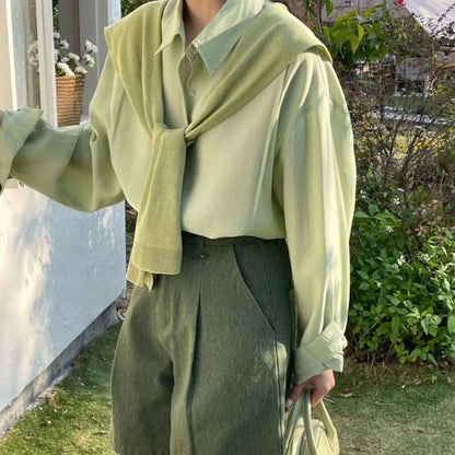 Knitted Shoulder Throw - Cream - KJ Clothier