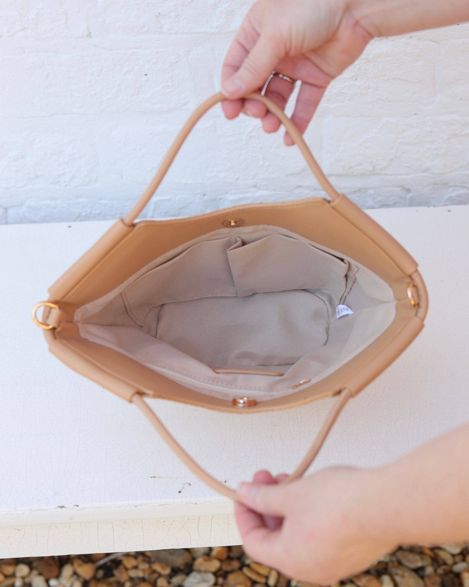 Leland Mini Tote Natural: Default - KJ Clothier
