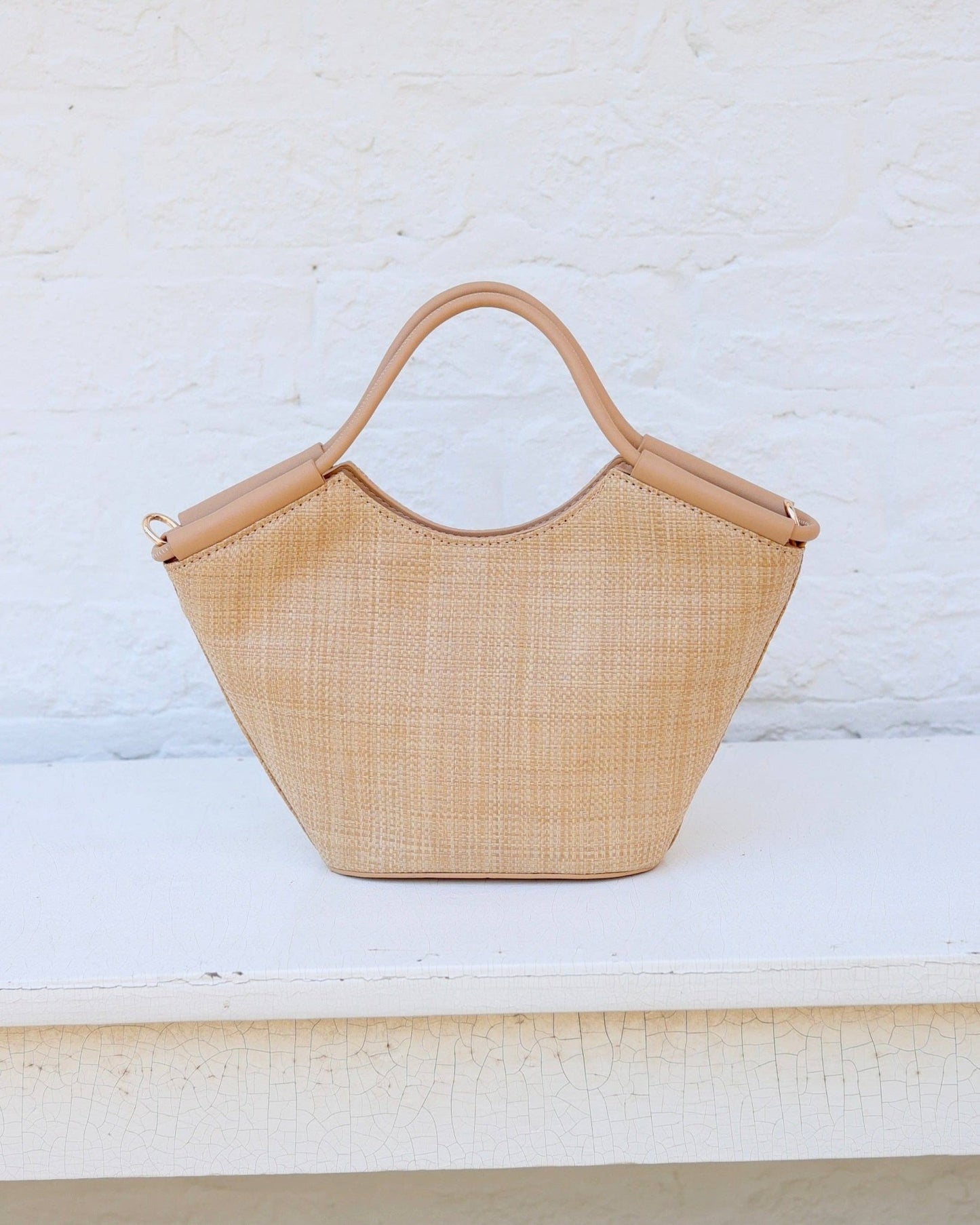 Leland Mini Tote Natural: Default - KJ Clothier