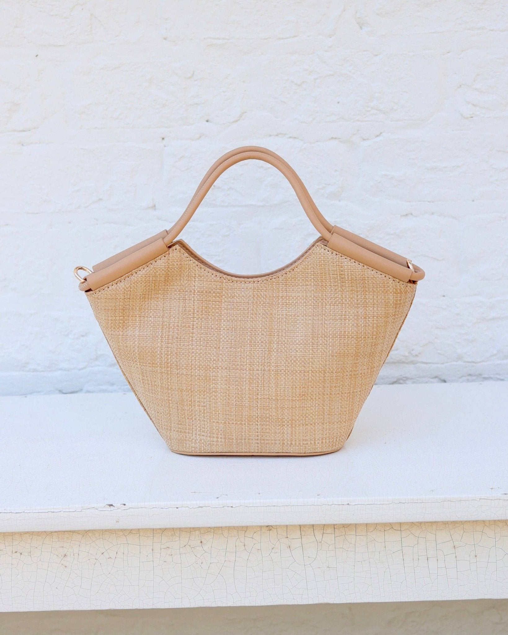 Leland Mini Tote Natural: Default - KJ Clothier