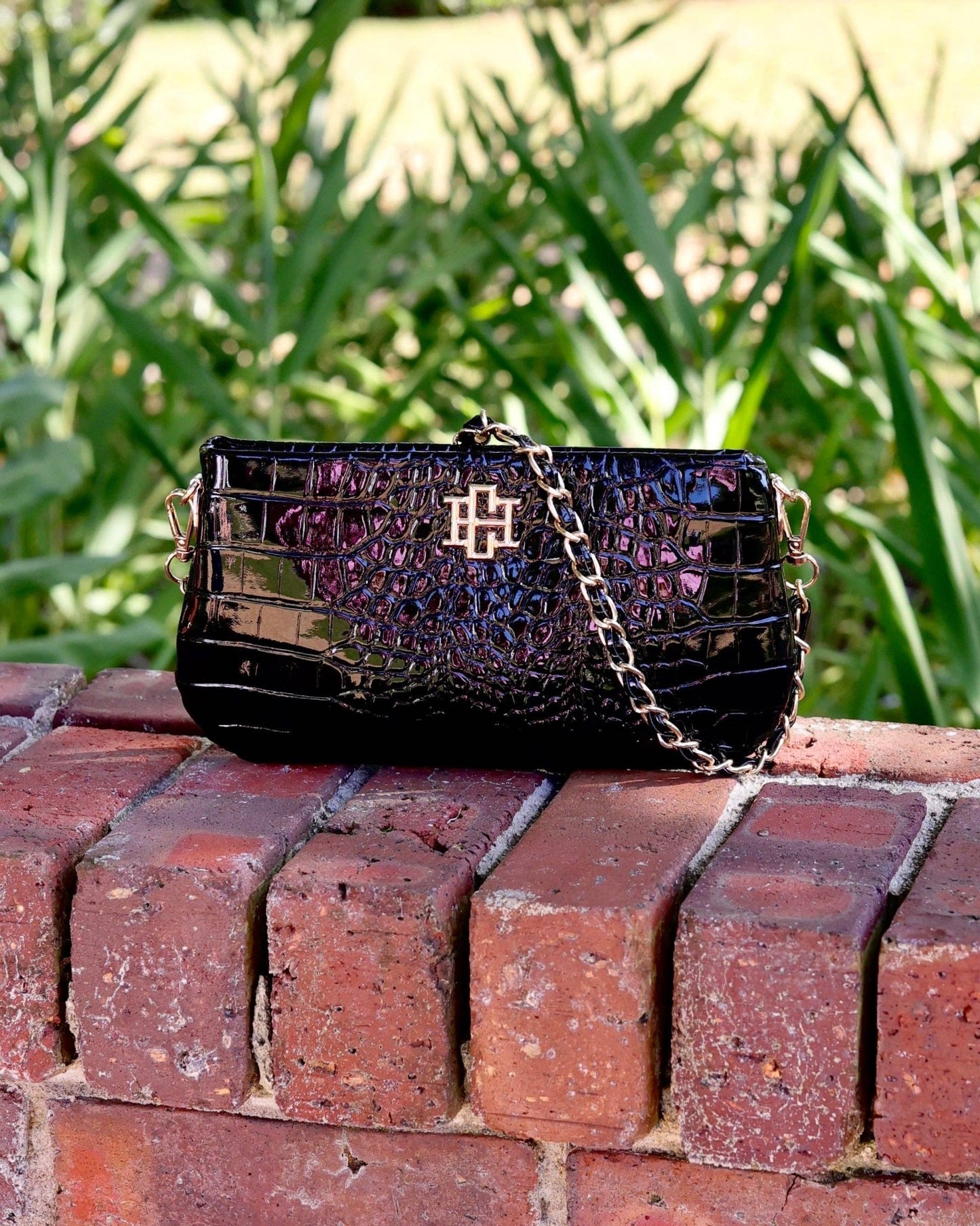 Livi Crossbody - Black Patent - KJ Clothier