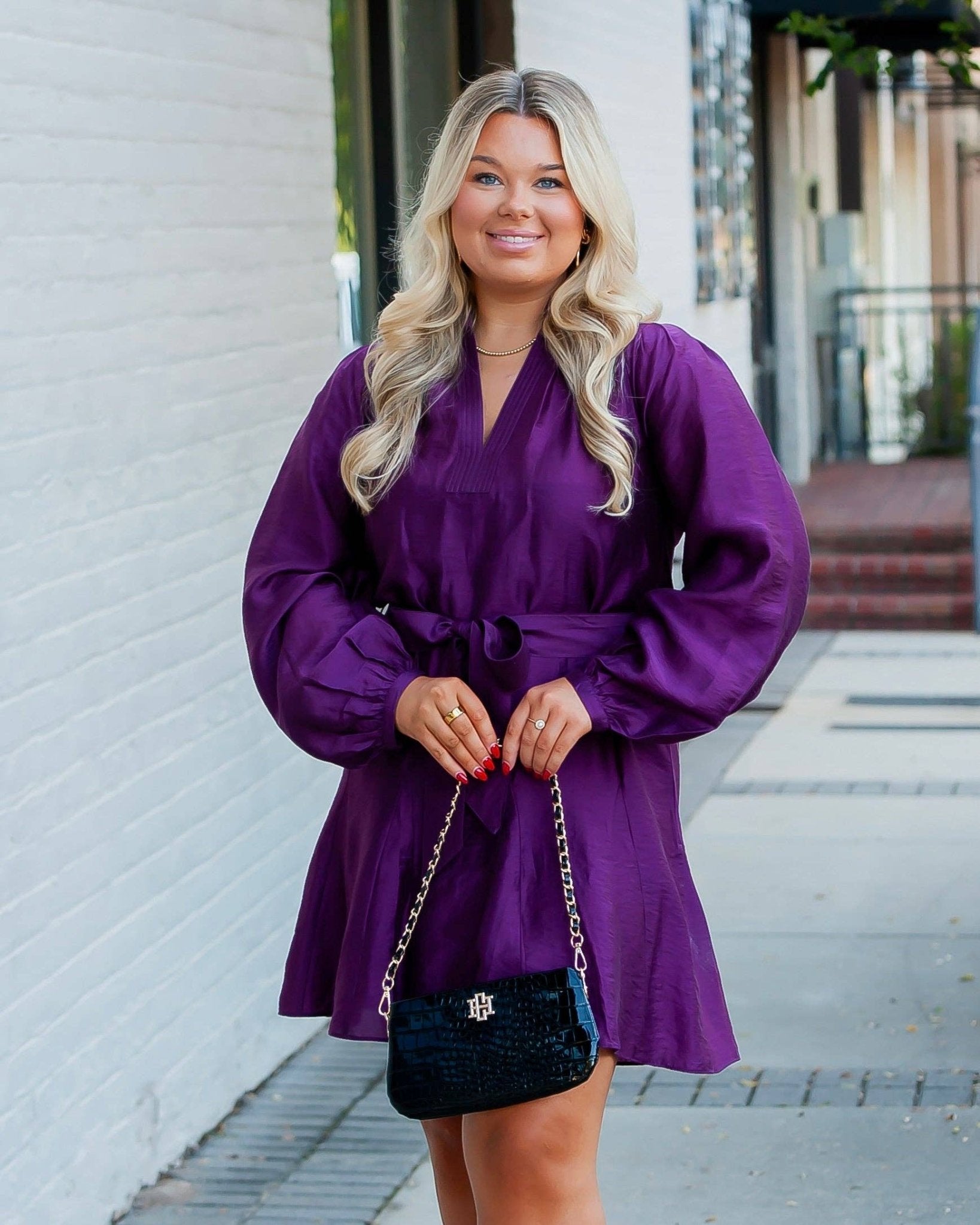 Livi Crossbody - Black Patent - KJ Clothier