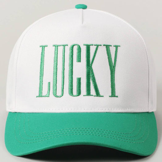 LUCKY Two Toned Baseball Cap - KJ Clothier