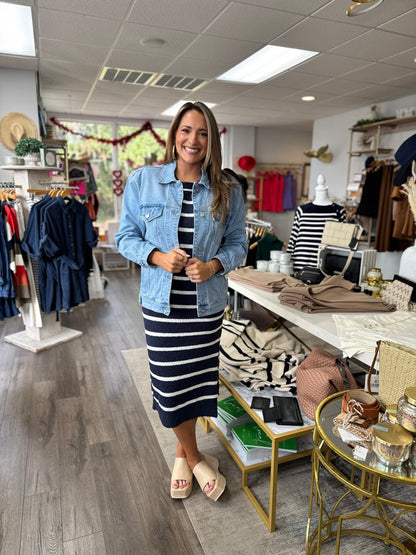 Margot Denim Jacket - Lightwash - KJ Clothier