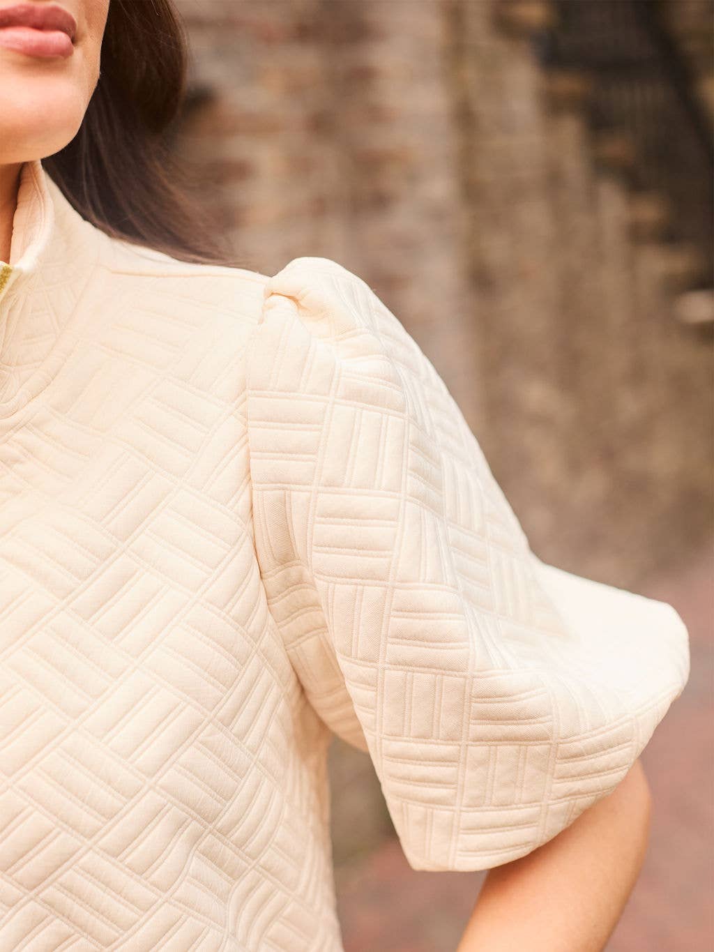 Mary Square - Andie Dress - Ivory - KJ Clothier