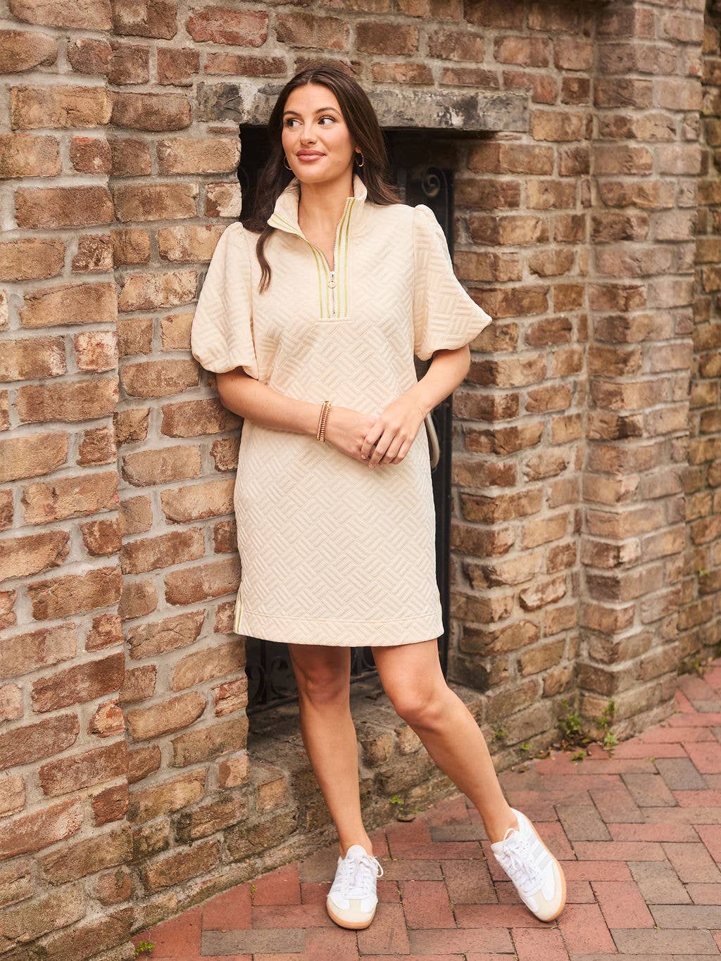 Mary Square - Andie Dress - Ivory - KJ Clothier