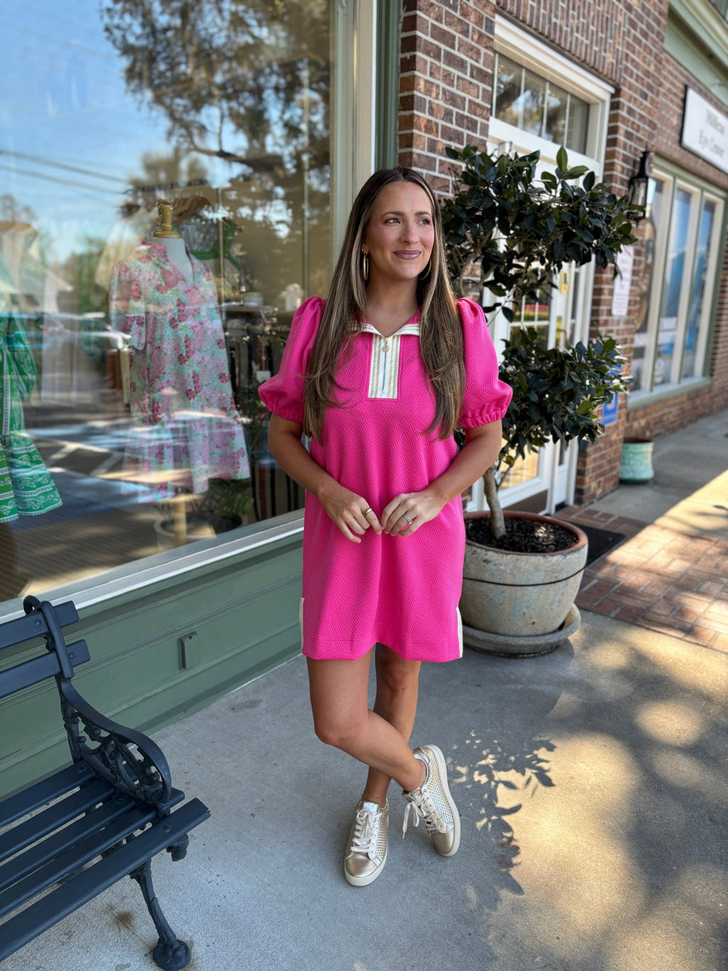 Mary Square - Andie Dress - Pink - KJ Clothier