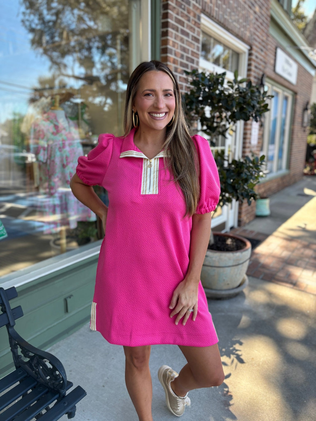 Mary Square - Andie Dress - Pink - KJ Clothier
