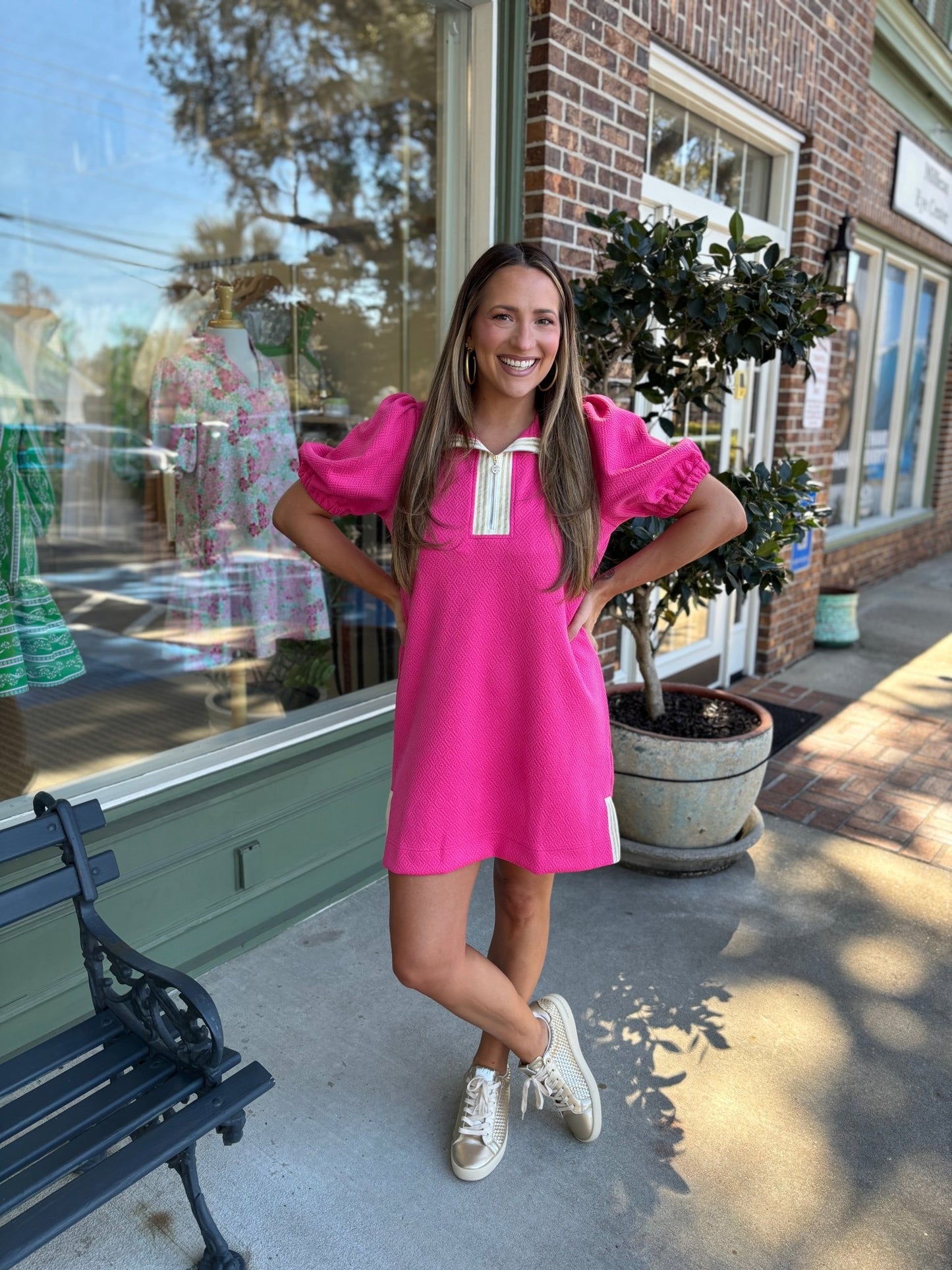 Mary Square - Andie Dress - Pink - KJ Clothier