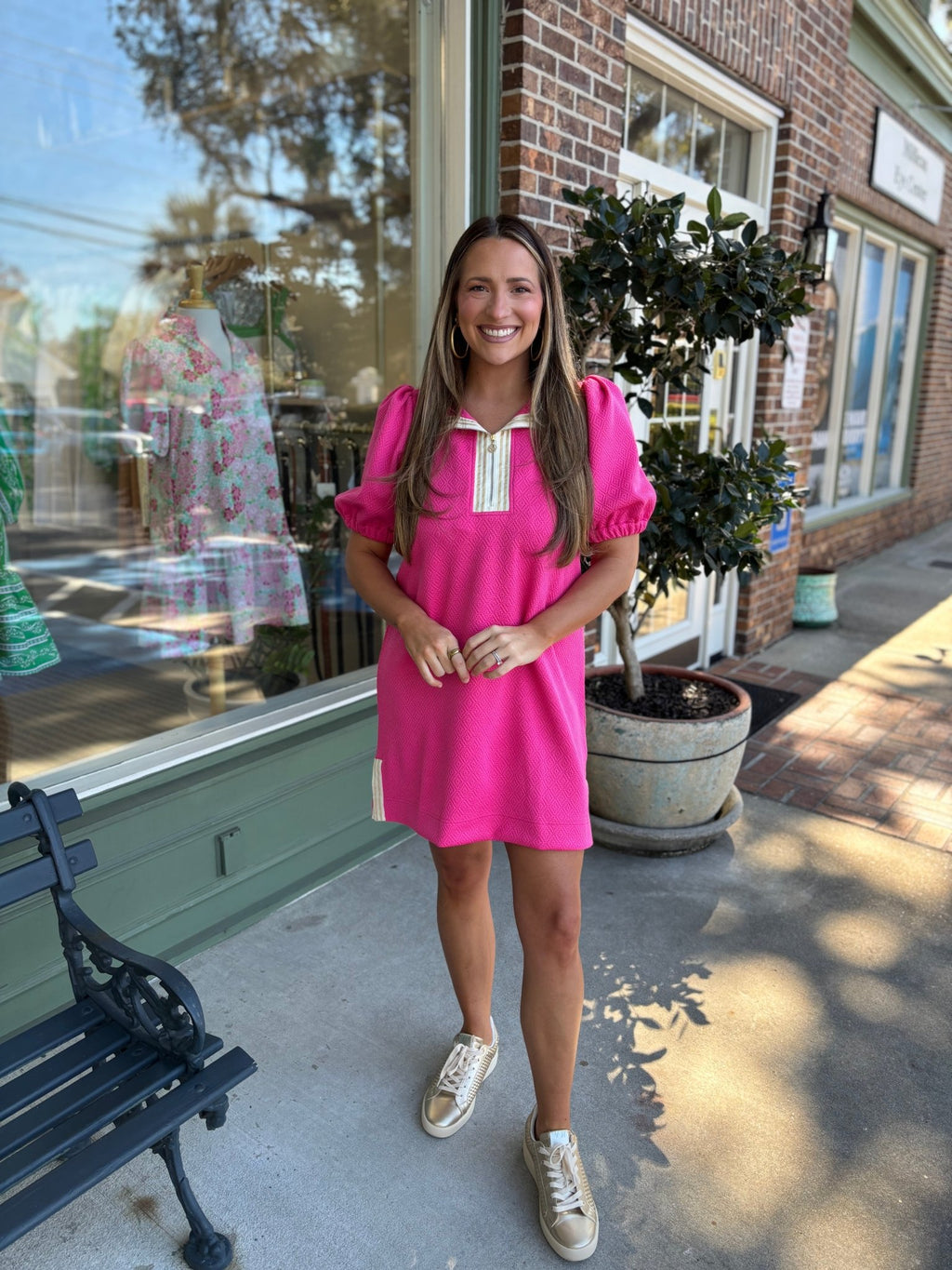Mary Square - Andie Dress - Pink - KJ Clothier
