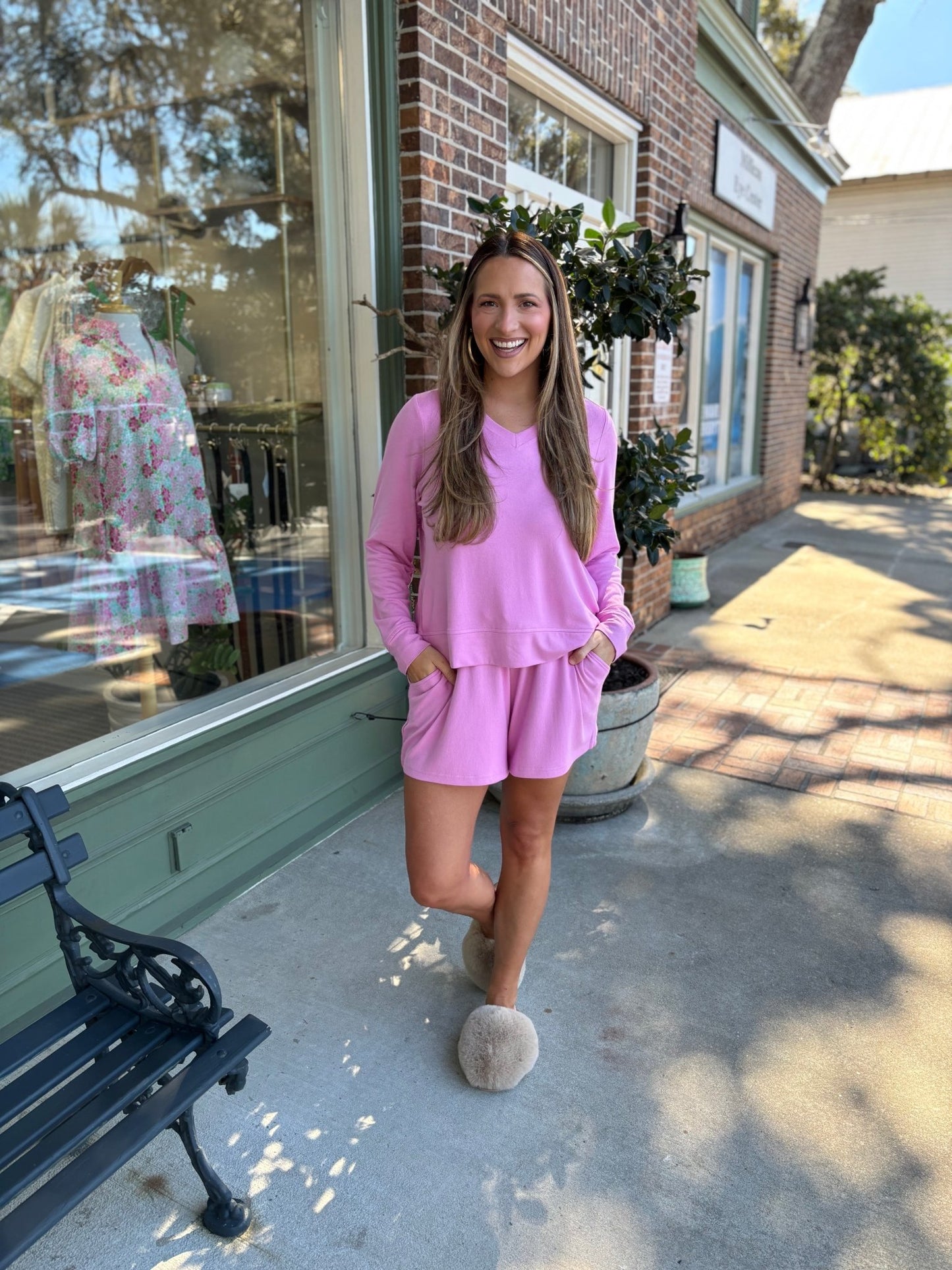 Mary Square - Carly Short Set - Lilac - KJ Clothier