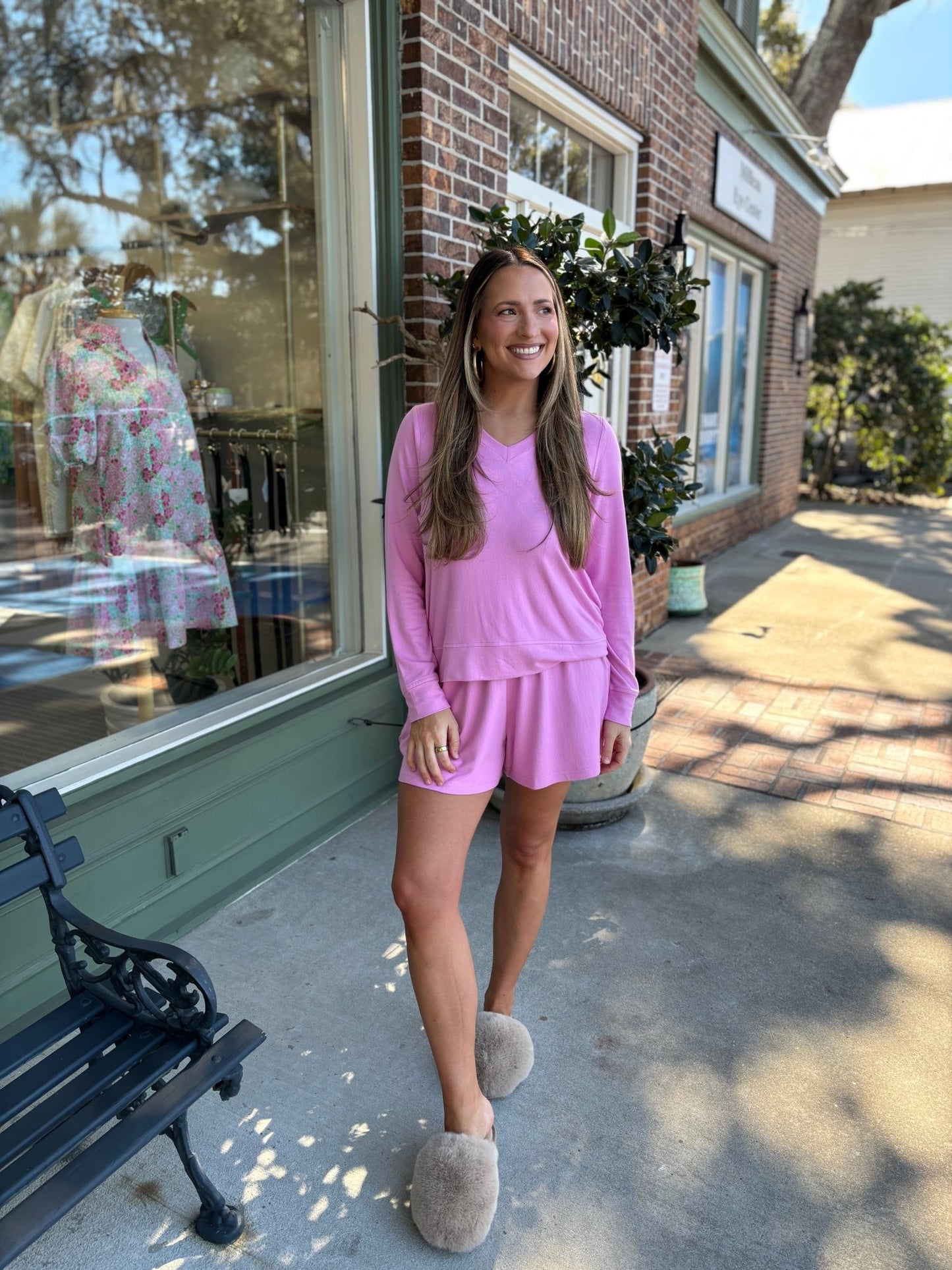 Mary Square - Carly Short Set - Lilac - KJ Clothier