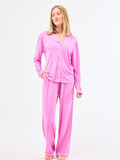 Mary Square - Charlotte PJ Set - Orchid - KJ Clothier