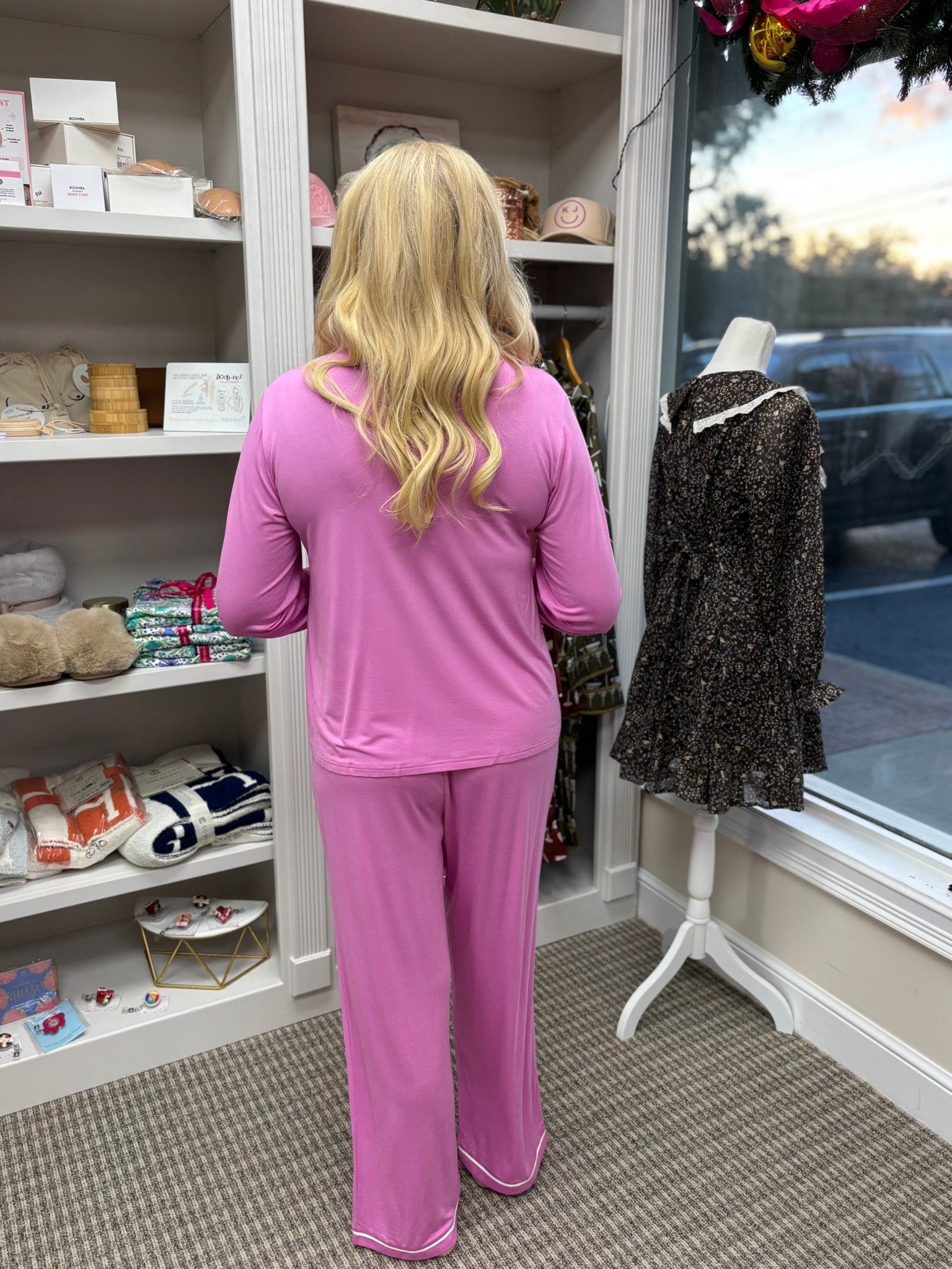 Mary Square - Charlotte PJ Set - Orchid - KJ Clothier