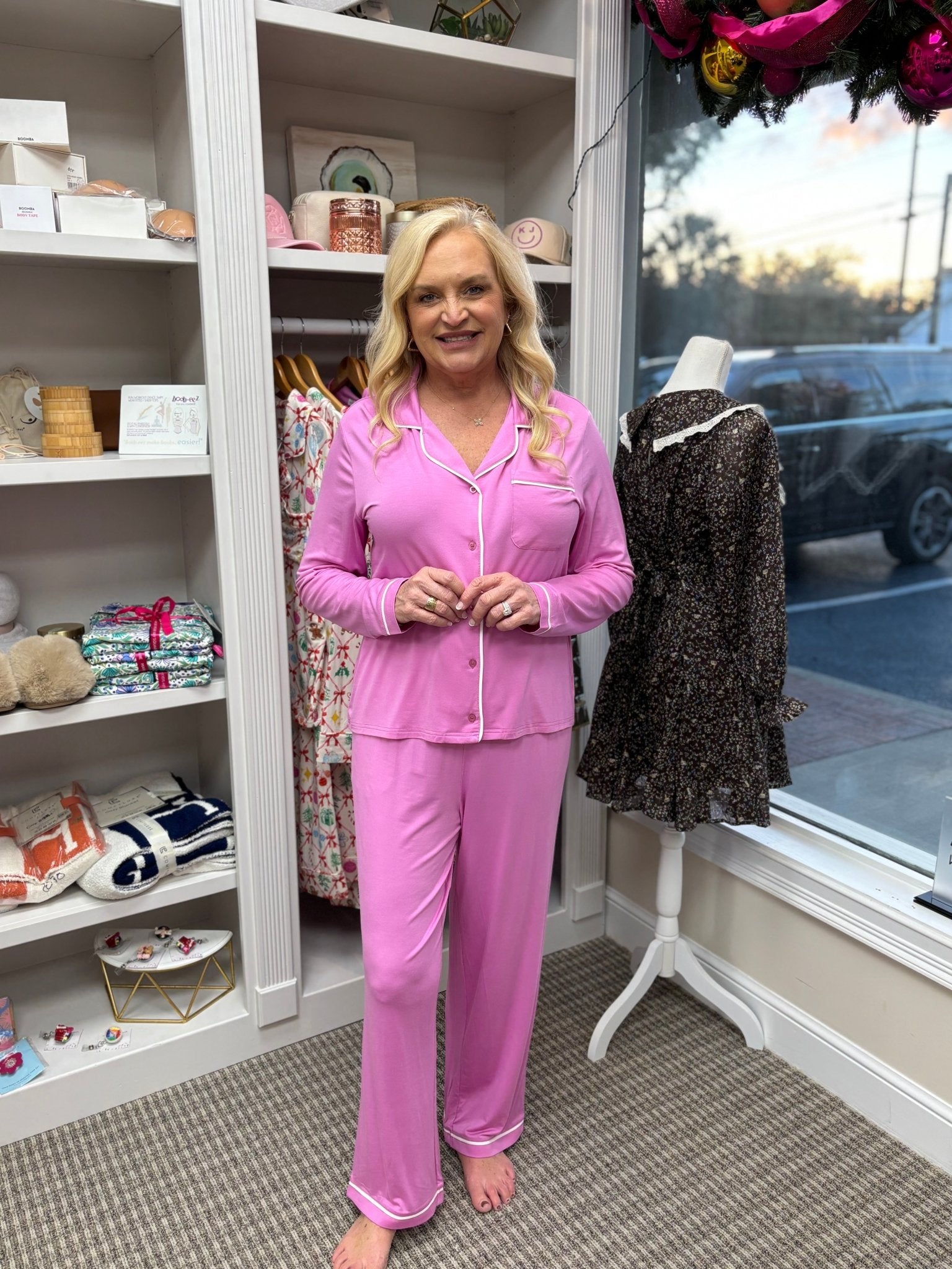 Mary Square - Charlotte PJ Set - Orchid - KJ Clothier