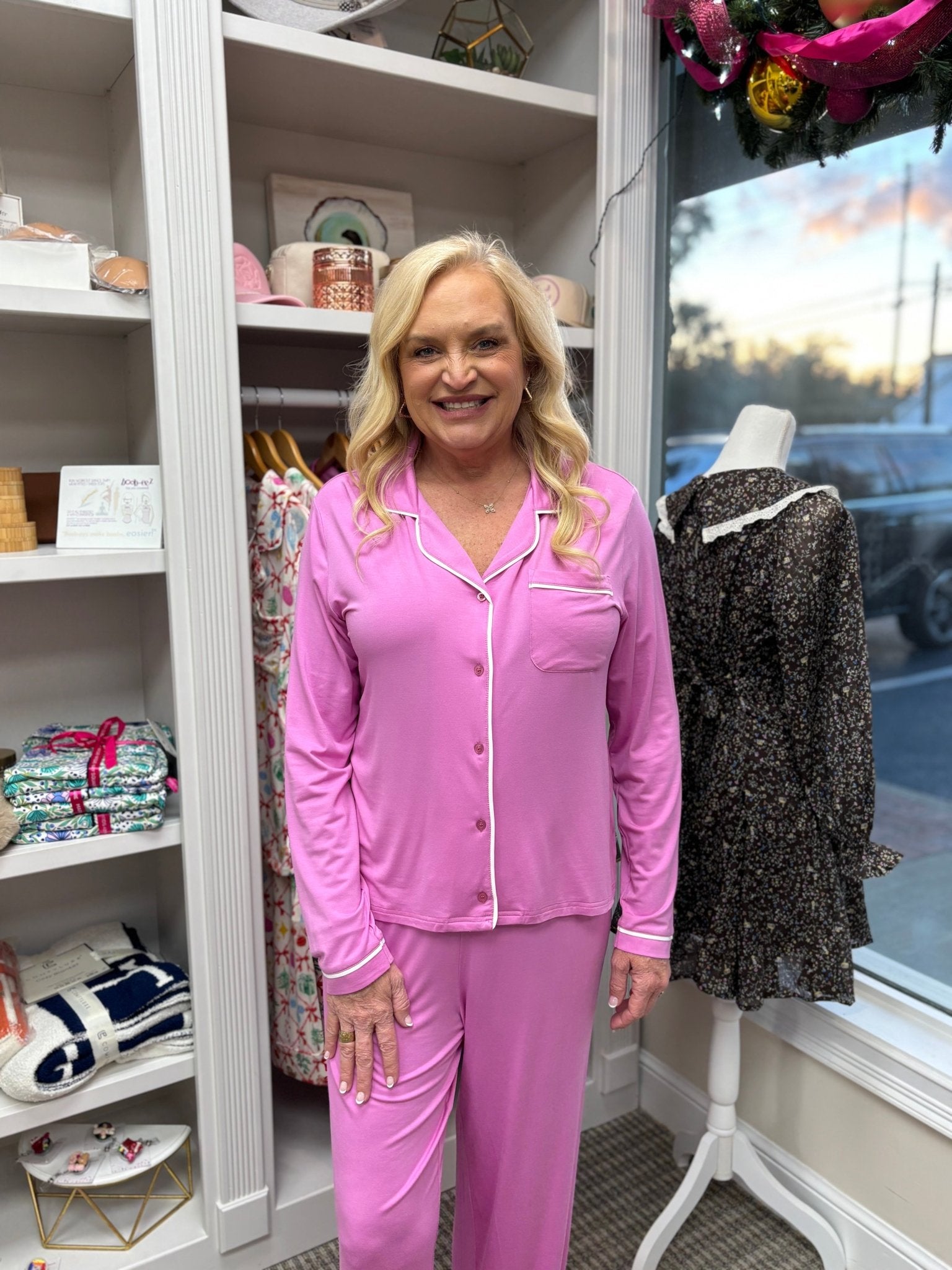 Mary Square - Charlotte PJ Set - Orchid - KJ Clothier