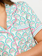 Mary Square - Charlotte PJ Set - Sunshower Flora - KJ Clothier