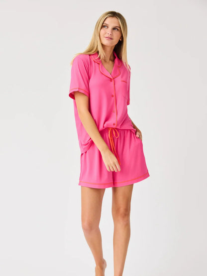 Mary Square - Charlotte Short Set - Pink - KJ Clothier