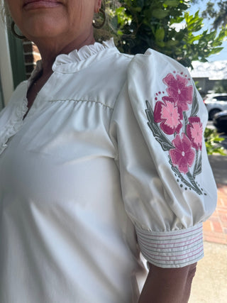 Mary Square - Emmie Top - Ivory - KJ Clothier