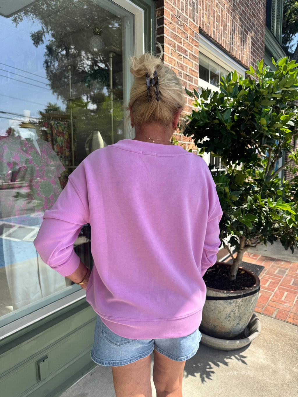 Mary Square - Hazel Top - Orchid - KJ Clothier