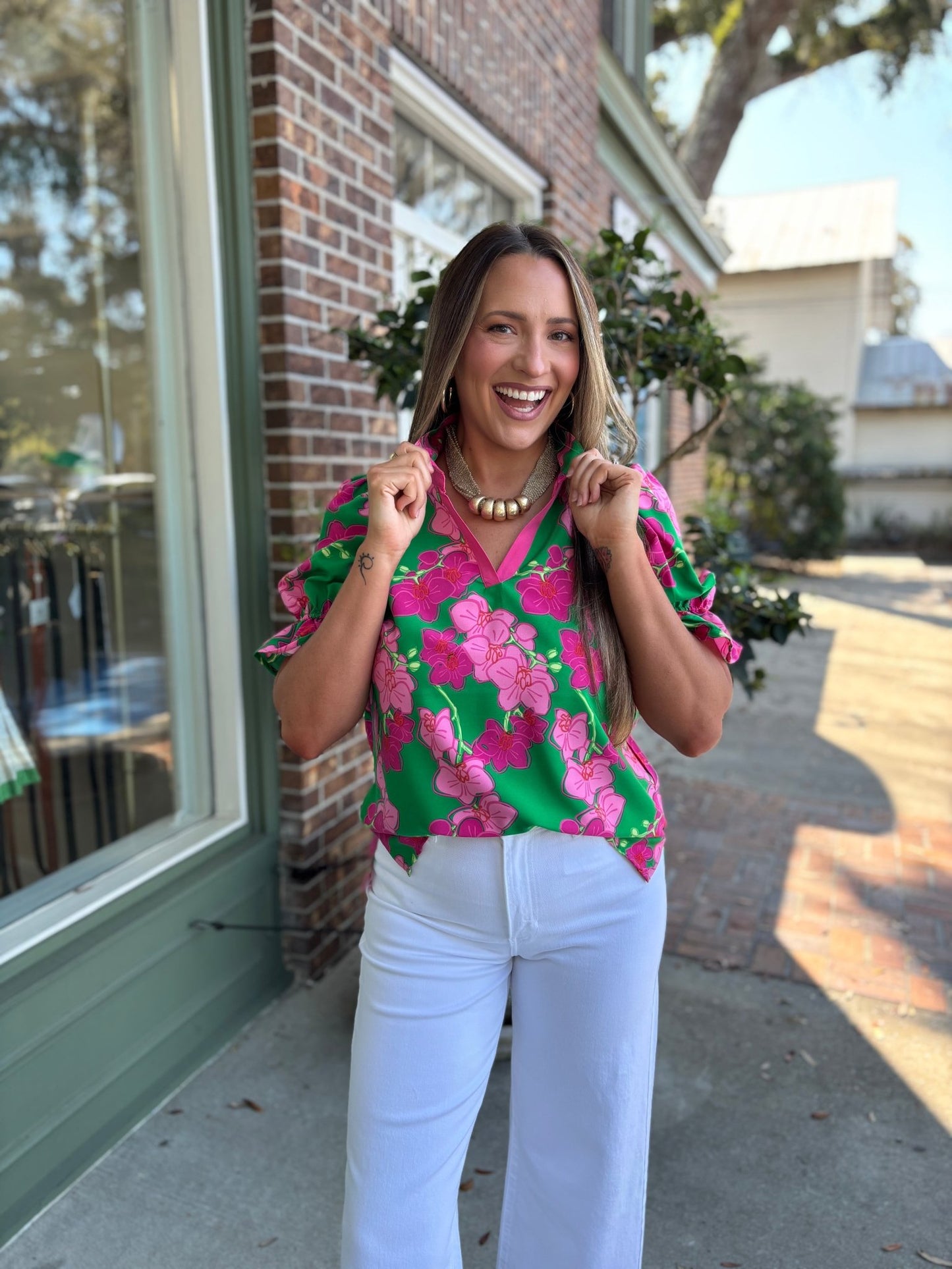 Mary Square - Jessica Top - Orchid Reverie Pink - KJ Clothier