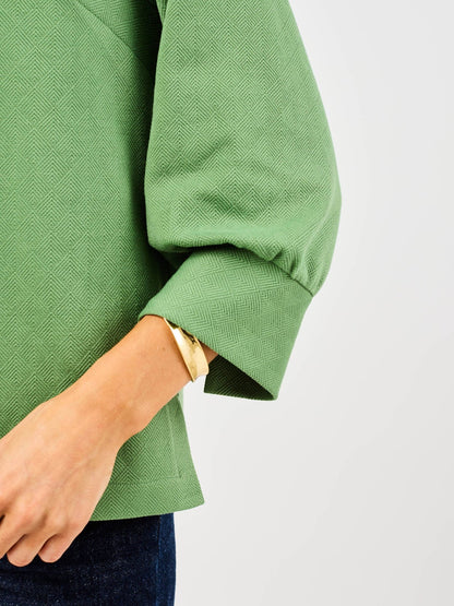 Mary Square - Jocelyn Top - Green - KJ Clothier