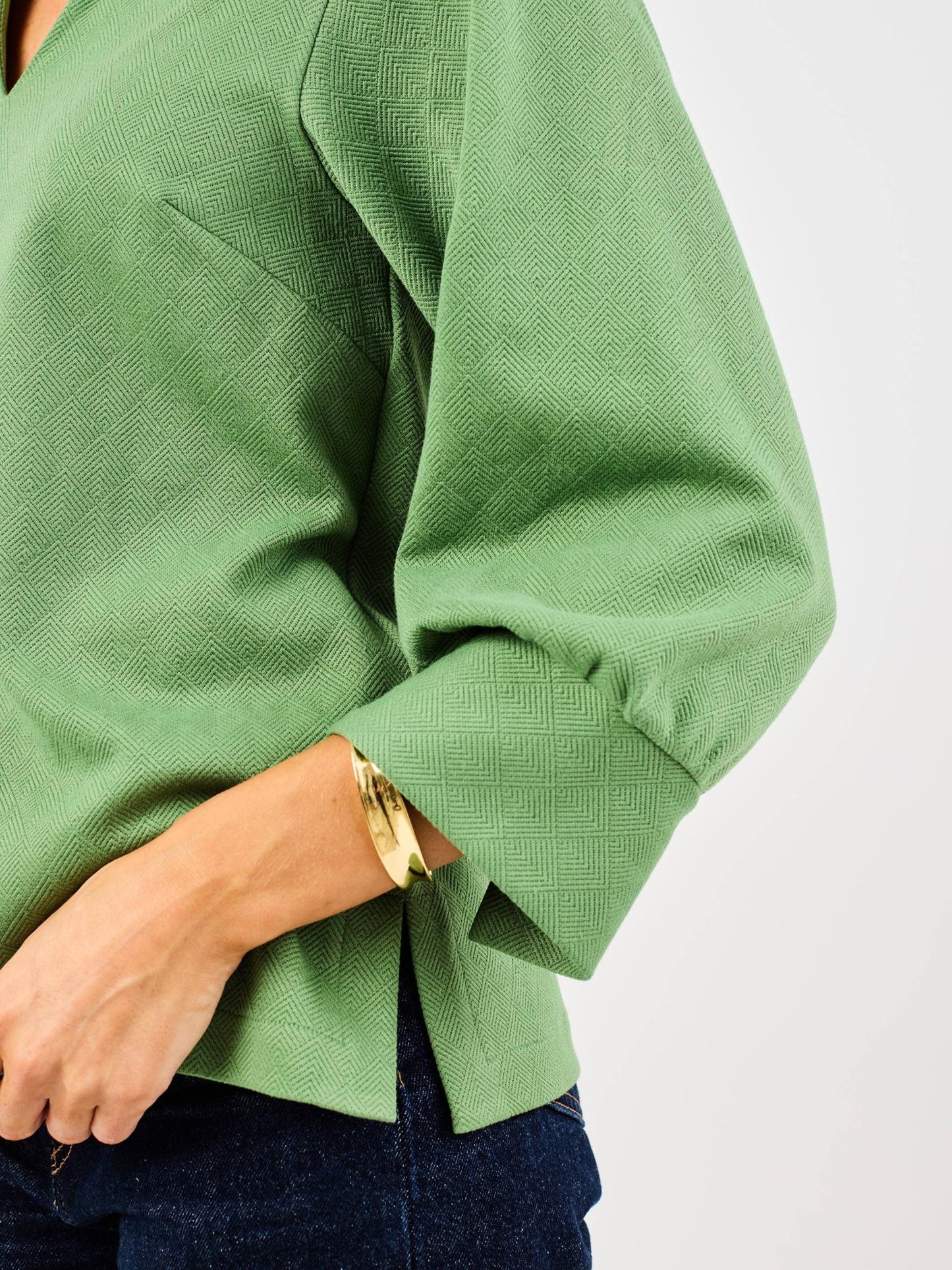 Mary Square - Jocelyn Top - Green - KJ Clothier