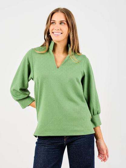 Mary Square - Jocelyn Top - Green - KJ Clothier