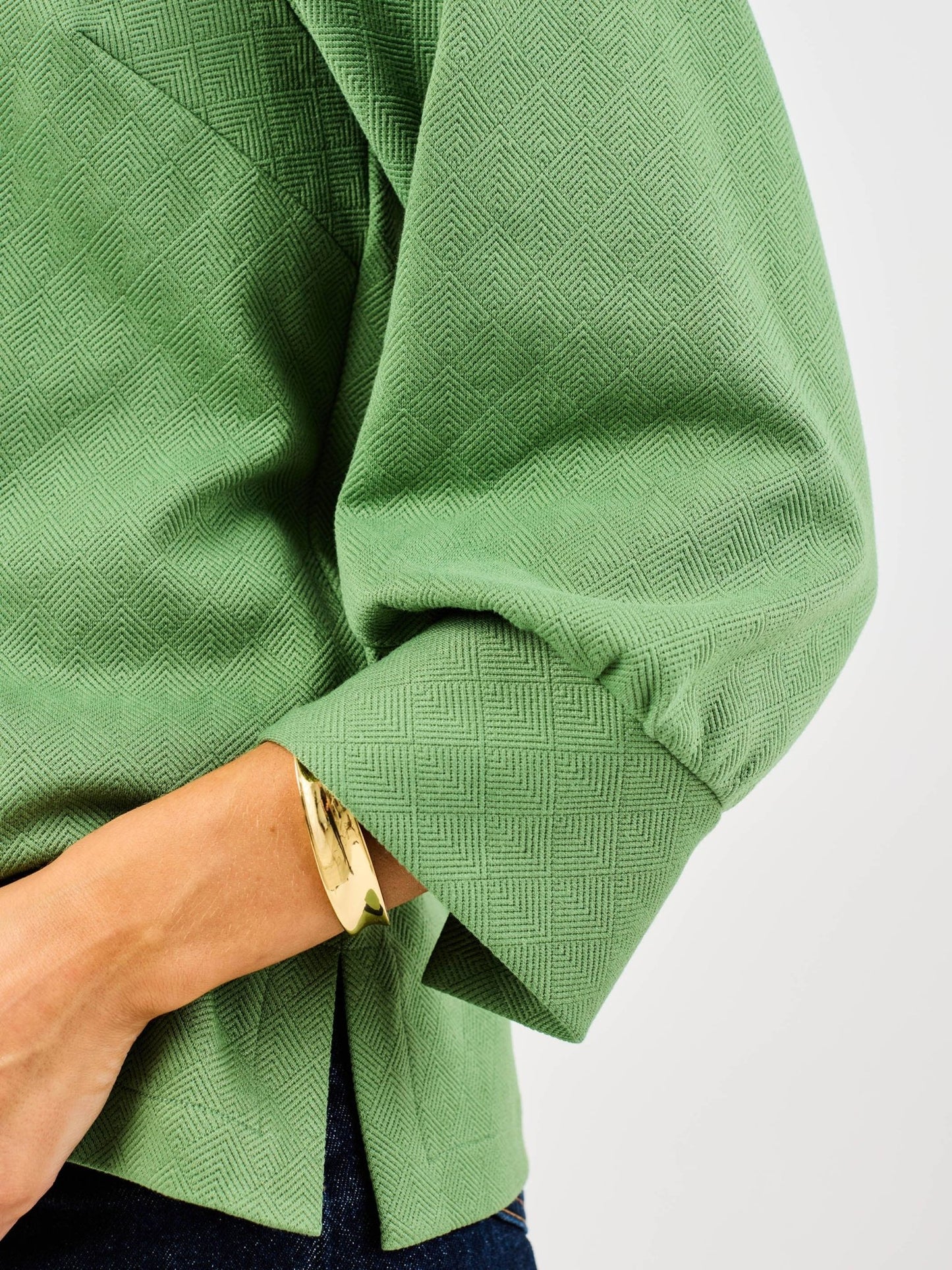 Mary Square - Jocelyn Top - Green - KJ Clothier