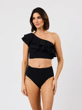 Mary Square - Katelyn Two Piece Swimsuit - Black - KJ Clothier