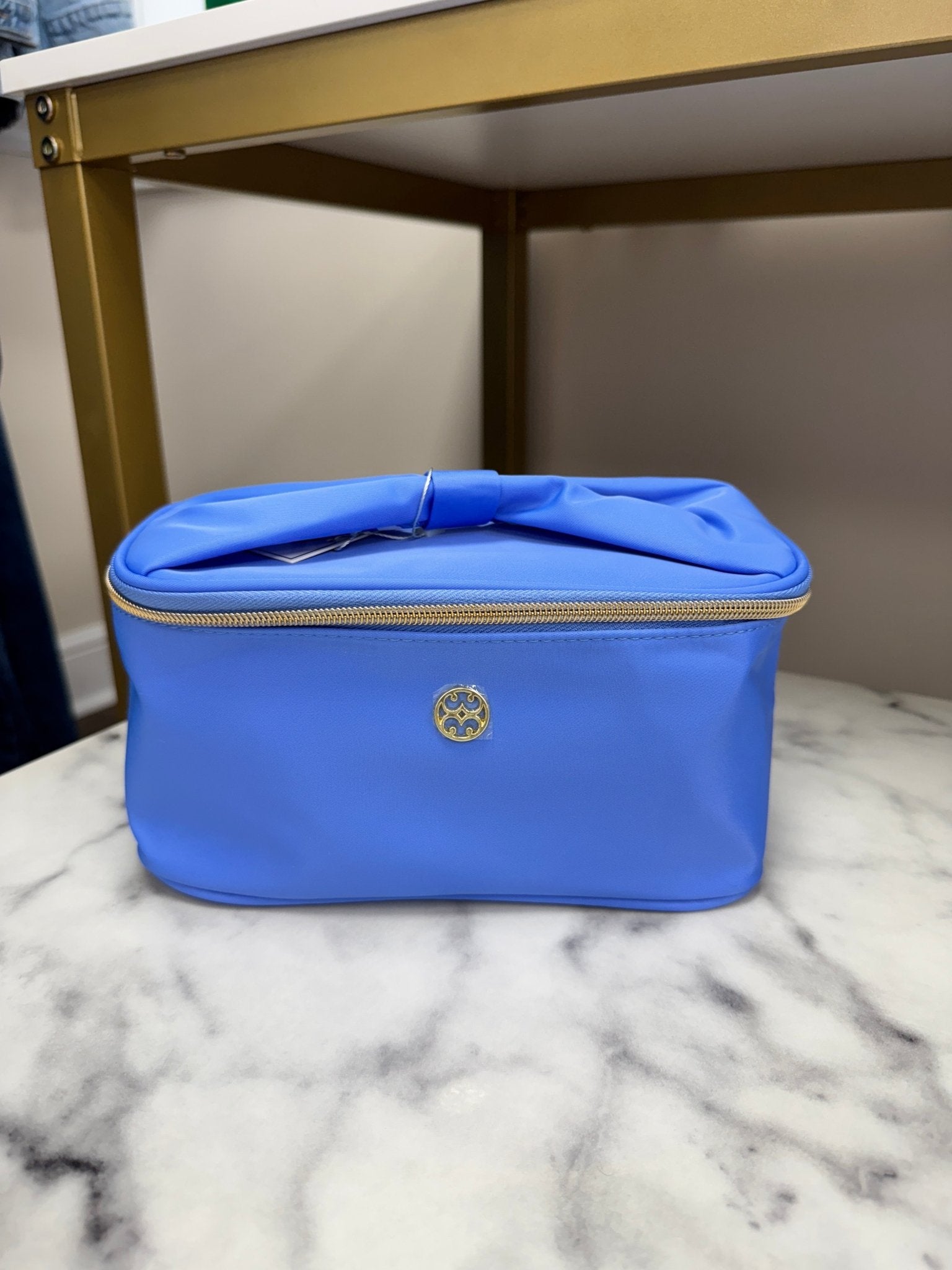 Mary Square - Kiss and Makeup Bag - Conflower - KJ Clothier