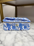 Mary Square - Make Me Blush Bag - Porcelain Vines - KJ Clothier