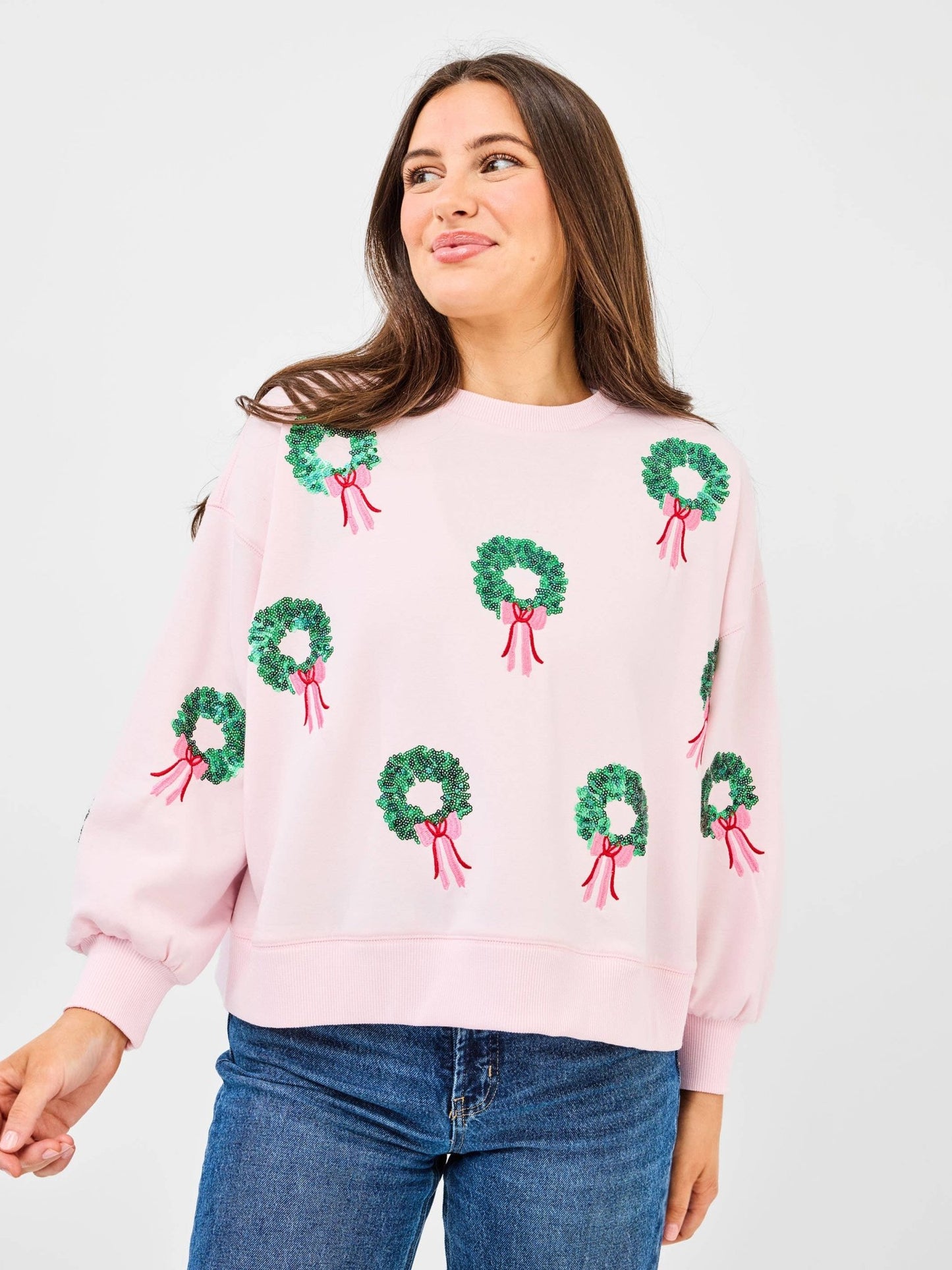 Mary Square - Millie Sweatshirt | Wreaths - KJ Clothier