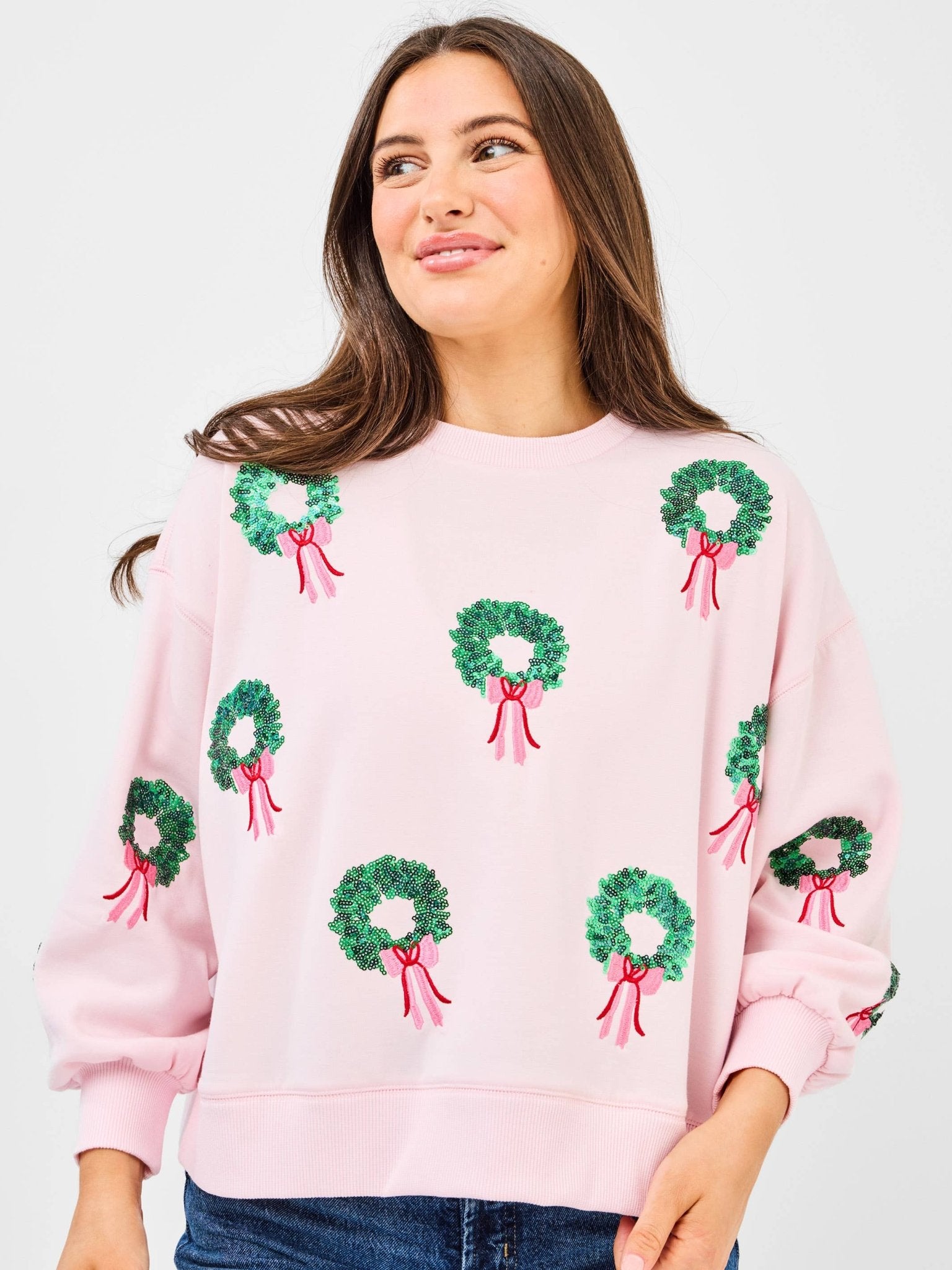 Mary Square - Millie Sweatshirt | Wreaths - KJ Clothier