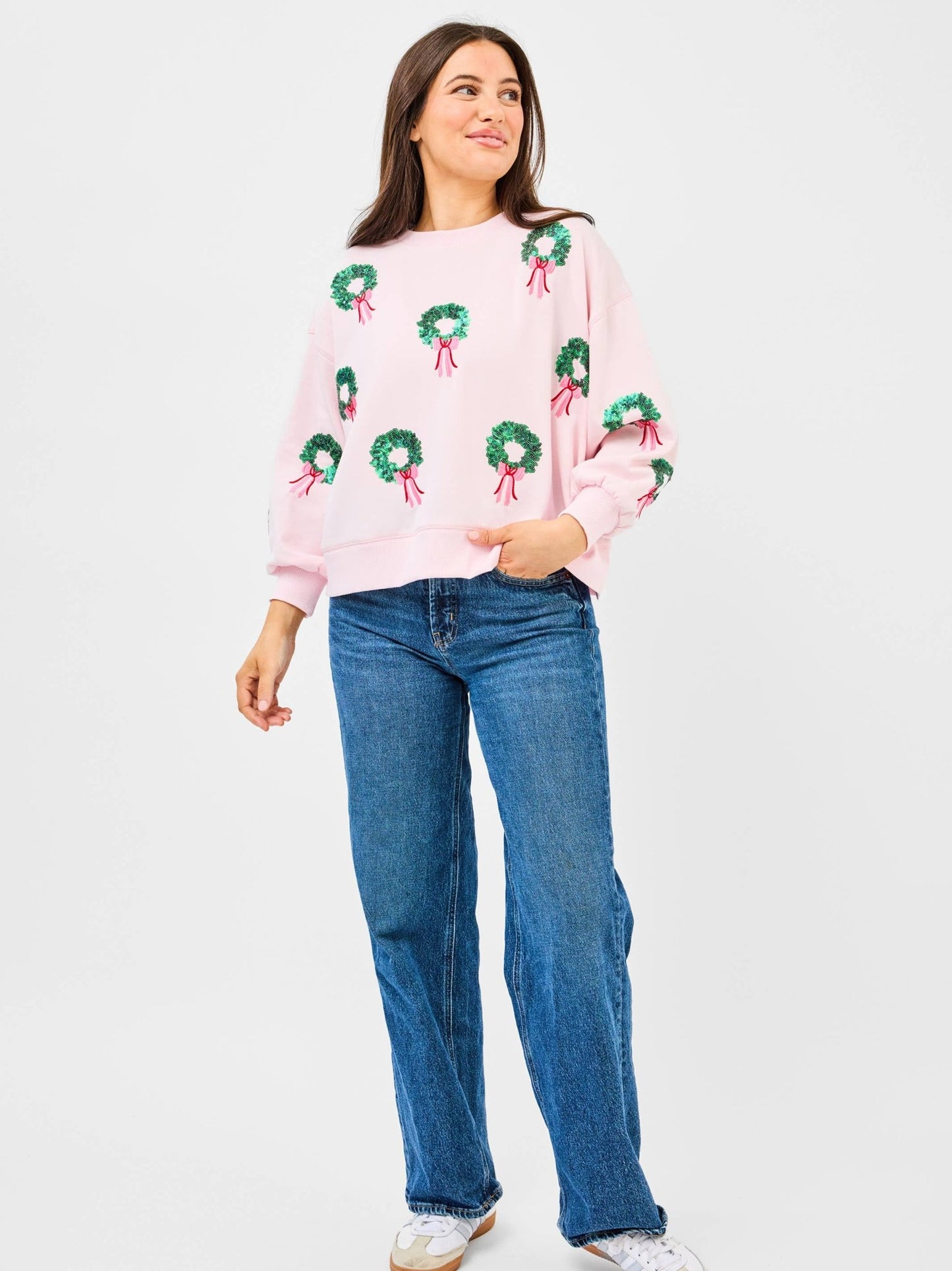 Mary Square - Millie Sweatshirt | Wreaths - KJ Clothier