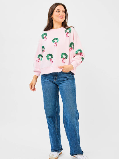 Mary Square - Millie Sweatshirt | Wreaths - KJ Clothier