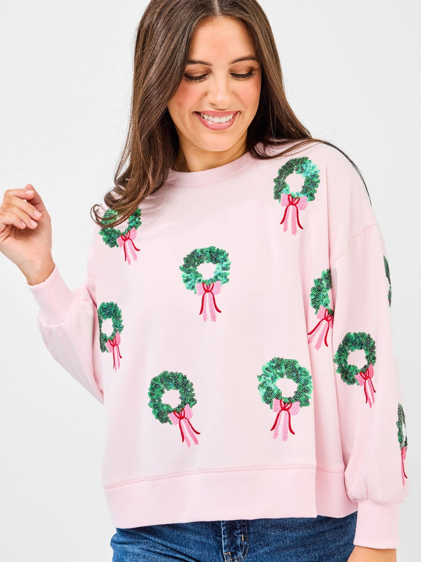 Mary Square - Millie Sweatshirt | Wreaths - KJ Clothier