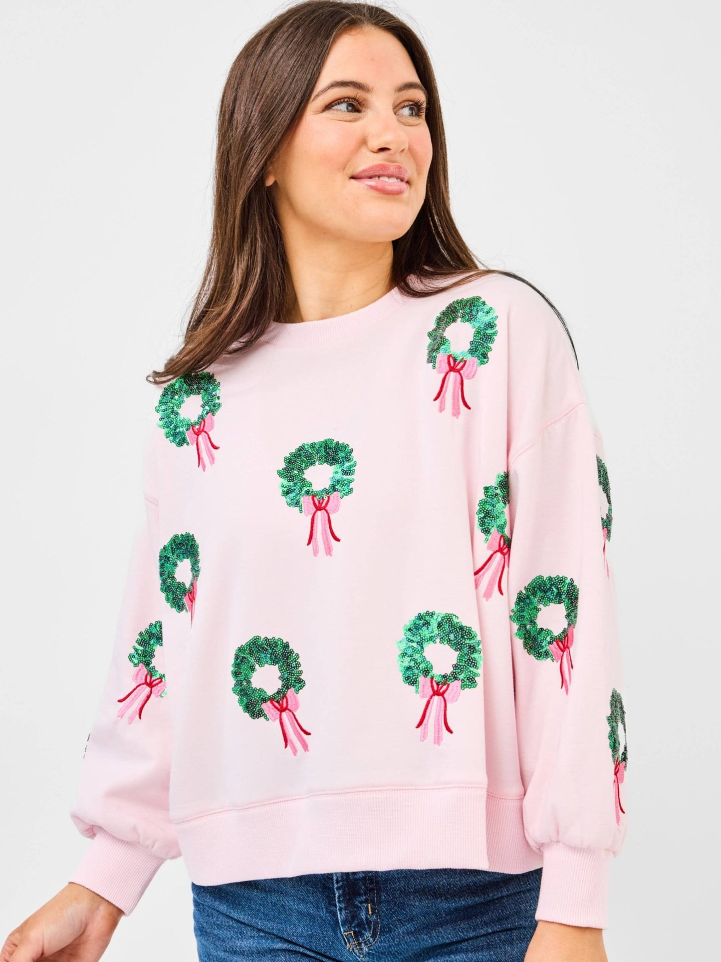 Mary Square - Millie Sweatshirt | Wreaths - KJ Clothier