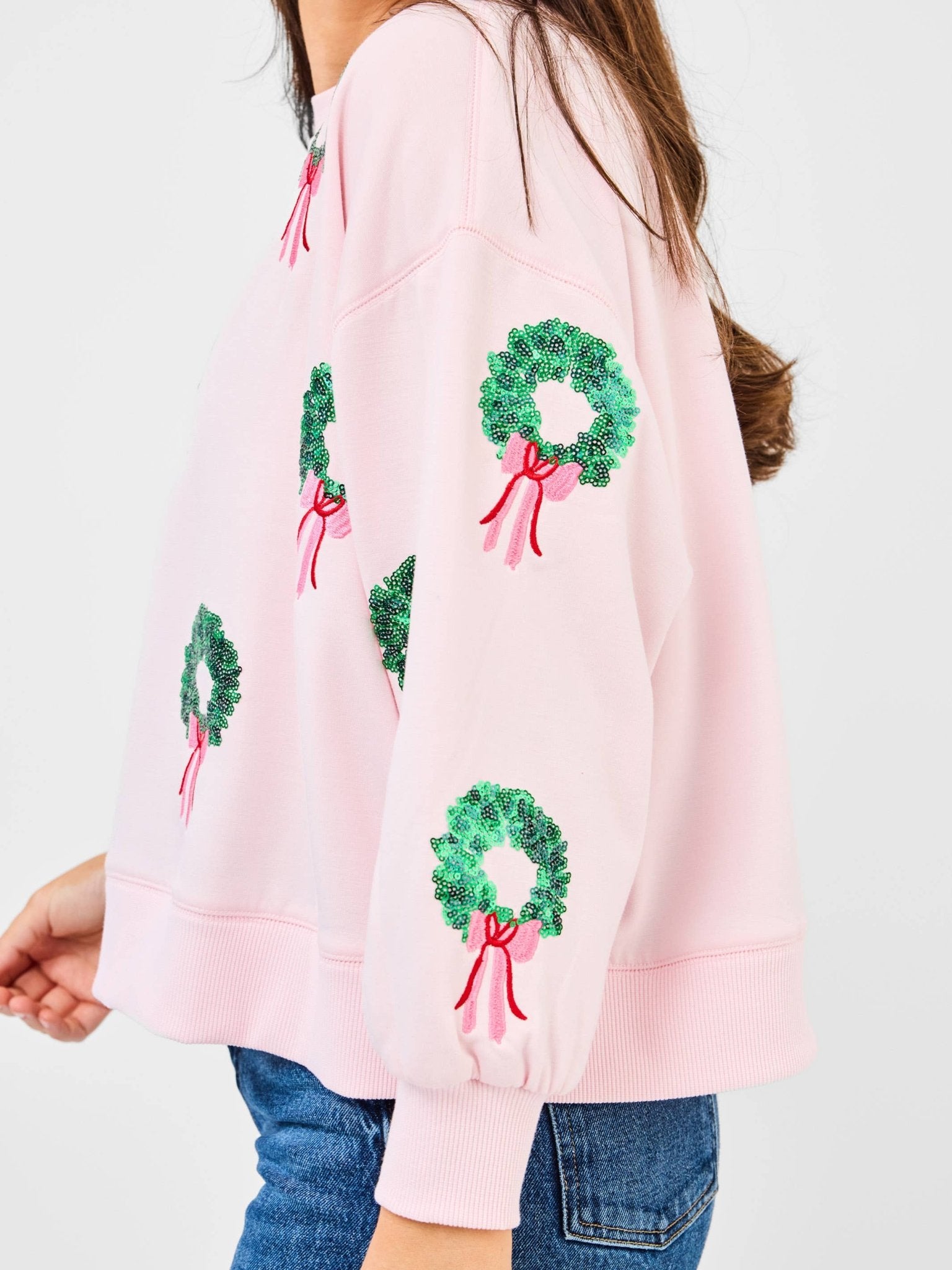 Mary Square - Millie Sweatshirt | Wreaths - KJ Clothier