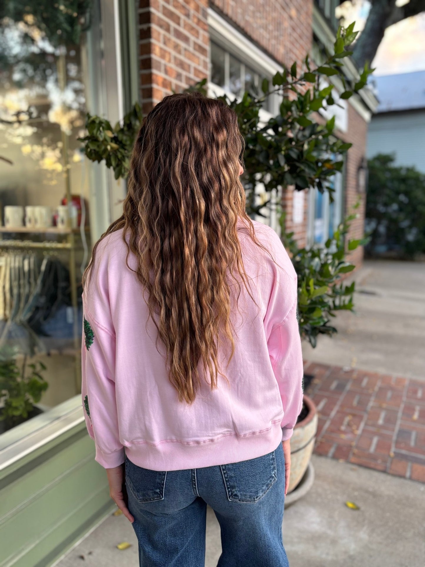 Mary Square - Millie Sweatshirt | Wreaths - KJ Clothier