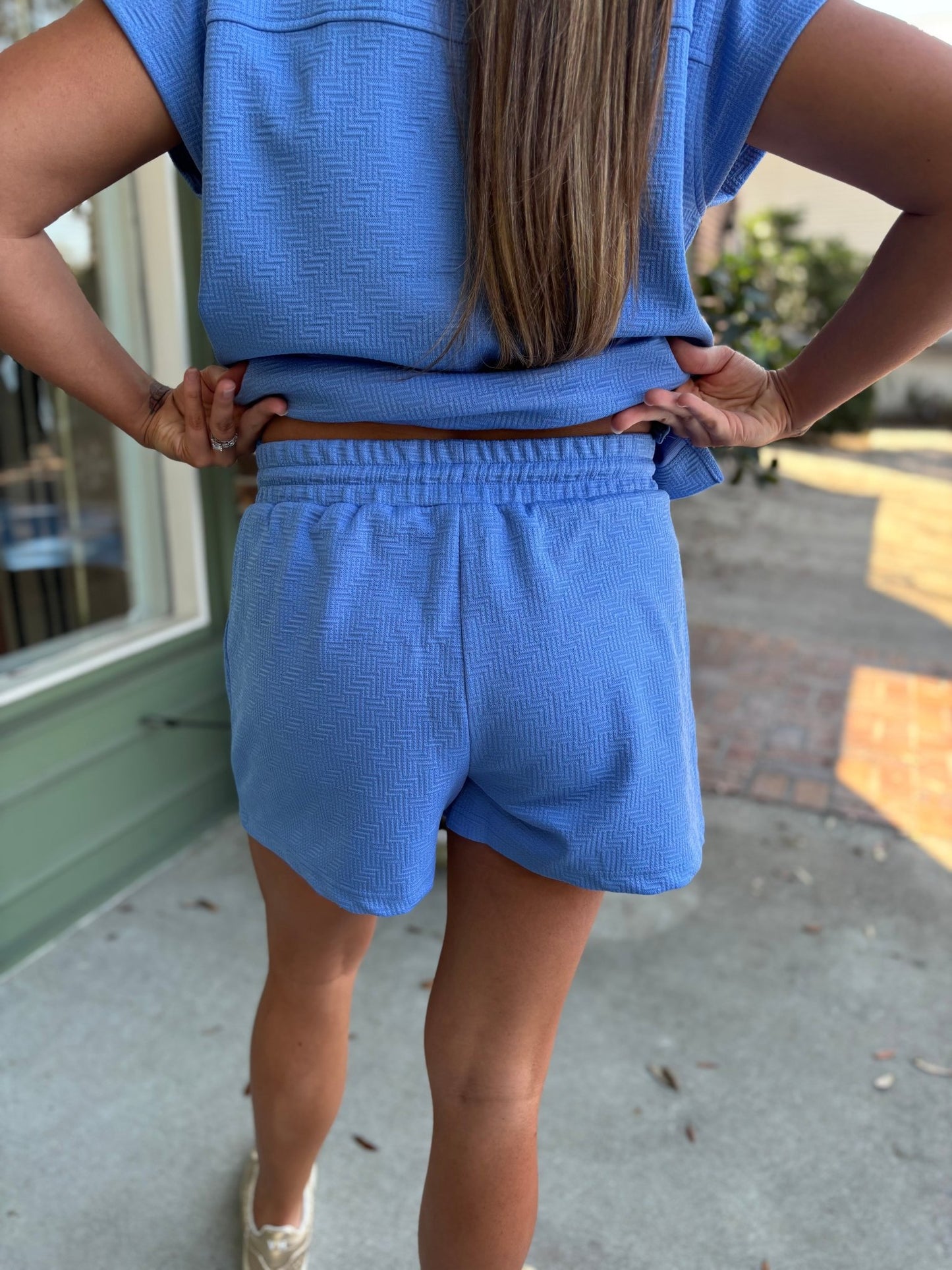 Mary Square - Porter Set - Blue - KJ Clothier