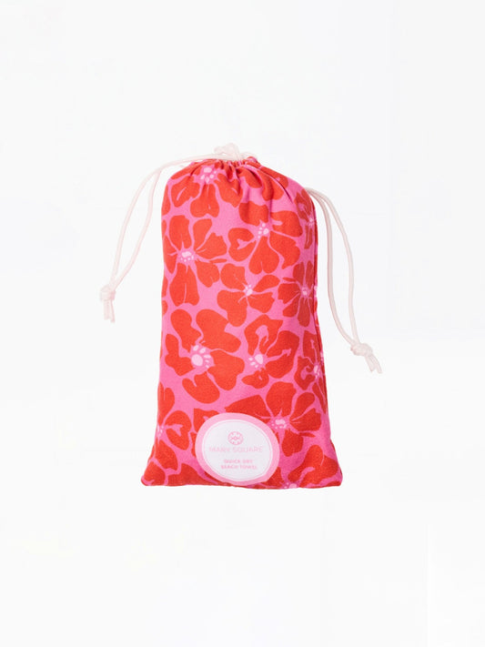 Mary Square - Quick Dry Beach Towel - Garden Samba - KJ Clothier
