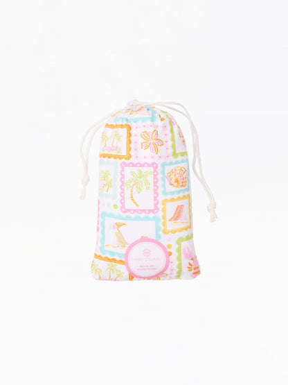 Mary Square - Quick Dry Beach Towel - Happy Place - KJ Clothier