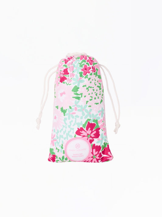 Mary Square - Quick Dry Beach Towel - Petal Perfect - KJ Clothier