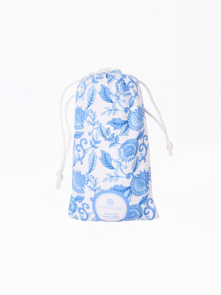 Mary Square - Quick Dry Beach Towel - Porcelain Vines - KJ Clothier
